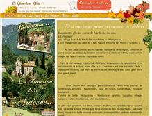 Tablet Screenshot of gitesudardeche.com